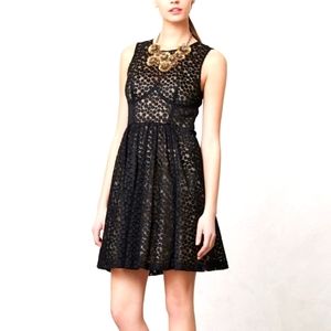 Anthropologie Plenty by Tracy Reese Flare Dot Dress Size 4